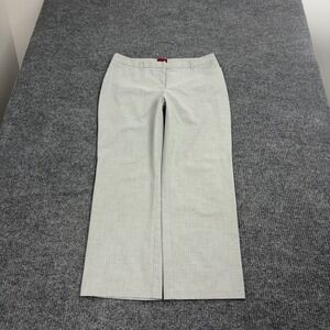212 Collection Dress Pants Womens 12P Grey Polyester Rayon Natural Fit Office